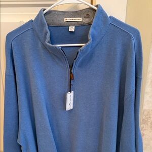 Peter Millar Sky Blue Half-Zip Pullover (new with tags)
